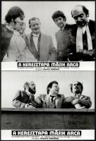 1973 ,,A keresztapa másik arca című olasz-francia film jelenetei és szereplői, 21 db vintage produkciós filmfotó, ezüstzselatinos fotópapíron, 18x24 cm