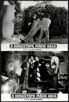 1973 ,,A keresztapa másik arca" című olasz-francia film jelenetei és szereplői, 21 db vintage p...