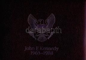 USA DN "John F. Kennedy" 11db Ag emlékérem 10x 23,33g + 1x 136,08g mind klf motívummal, sz...