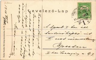 1910 Hódmezővásárhely, M. kir. állami polgári leányiskola. Posztós Pál kiadása (EB)