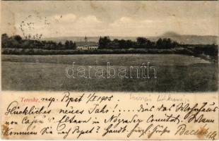 1905 Tereske, Huszár kúria, kastély (ragasztónyom / glue marks)