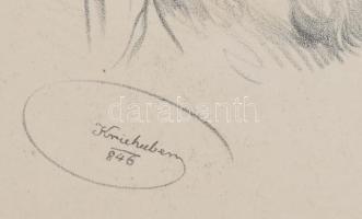 Josef Kriehuber (1800-1876): Maria von Marra-Vollmer (1822-1878), osztrák operaénekesnő portréja, 18...