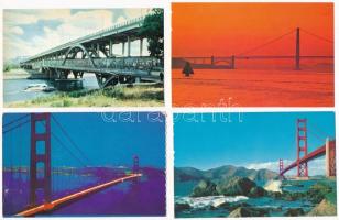 23 db MODERN képeslap hidakkal / 23 modern postcards of bridges
