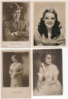 4 db RÉGI amerikai színész képeslap / 4 pre-1945 American motive postcards: actor and actress