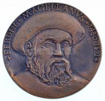 1983. "Ferdin Magellanus 1480-1521 / Magellán Klub Közgyűlése 1983. XI. 20." kétoldalas öntött bronz emlékérem (99mm) T:1-  Hungary 1983. "Ferdin Magellanus 1480-1521 / General Assembly of the Magellan Club 20th of November in 1983" double-sided cast bronze commemorative medallion (99mm) C:AU