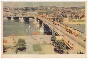 1930 Húsvéti üdvözlet nyuszikkal / Easter greeting with rabbits. G.O.M. 2981. litho (EK)