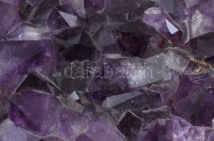 Ametiszt kristálycsoport, jó állapotban, 16x15x5cm