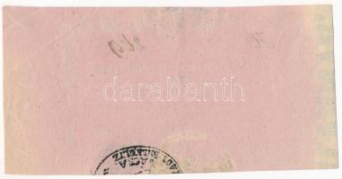 Miskolc 1860. 10kr "Miskolcz városa pénztári utalványa" "H 269" T:III