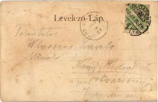 1907 Budapest XIV. Ős-Budavár. Montázs, Kl.V. Bp. 45. (fl)