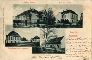 1900 Szügy (Balassagyarmat), Hansély, Simonyi és Schindler kastély, Nógrádmegye régi székháza