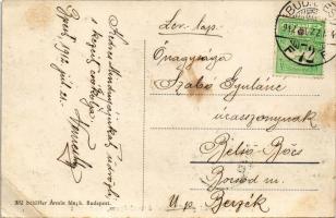 1911/1912 Budapest, M. kir. honvéd gyalog távíró tanfolyam csoportképe. Schäffer Ármin 332. / Hungar...