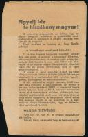 1944 Figyelj te hiszékeny magyar szovjetellenes röplap