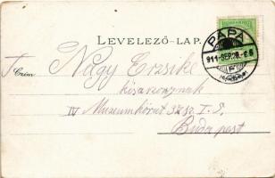 1911 Szigetvár, látkép a várról tekintve (EK)