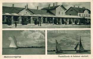 Balatonszentgyörgy mit Bahnhof