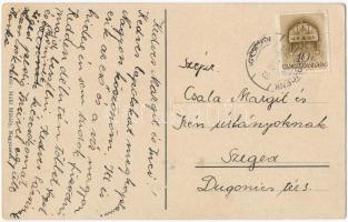 1939 Nagycenk, cukorgyár, pályaudvar, vasútállomás. Mühl Mihály kiadása