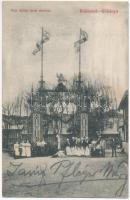 1908 Budapest X. Kőbánya, Régi sörház kerti részlete. Losonczy Károly kiadása (Rb)
