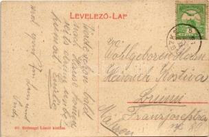 1908 Lábatlan, Cementgyári részlet és rakodó, iparvasút. Rothnagel László kiadása 401. (W.L.?) (EK)