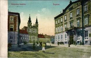 1912 Sopron, Domonkos templom. Novák László kiadása