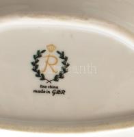 Német asztalközép. Matricás, jelzett, minimális kopással d: 34 cm