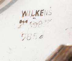 Ezüst (Ag) tejkiöntő, belül aranyozott, jelzett, nettó: 60g, m:6,5cm