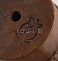 Kovács Mária: Leányka. Kerámia, jelzett, hibátlan, m:17 cm