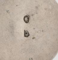Ezüst (Ag) keresztelőpohár, jelzett, kopásnyomokkal, nettó: 44g, m:7cm, d:6cm