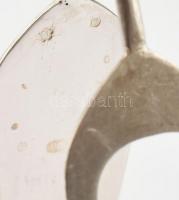 Ezüst (Ag) süteménycsipesz, jelzett, nettó: 73 g, h:18cm