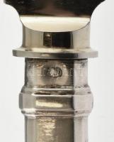 Ezüst (Ag) nyelű halkés, jelzett, bruttó: 117g, h:29cm