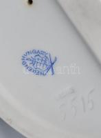 Herendi porcelán Ludas Matyi, kézzel festett, jelzett (Lux Elek), kis kopásnyomokkal, 25x11,5x20 cm