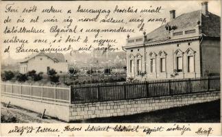 Budapest XXII. Budafok, Anna utca északról tekintve, villa. Kohn és Grünhut kiadása