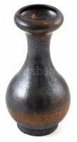 Bod Éva (1924-2004): Mázas kerámia váza, jelzett, kis kopásnyomokkal, m: 24 cm