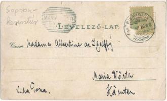 Sopronkeresztúr, Németkeresztúr, Deutschkreutz bei Oedenburg; Schloss Eszterházy, Pfarrhaus, Röm. Ka...