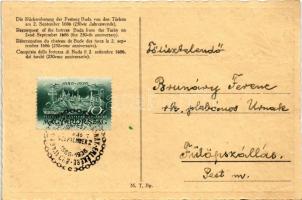 Budapest I. Budavár visszavétele a töröktől 1686. szeptember 2-án 250. évforduló + "1686-1936 B...
