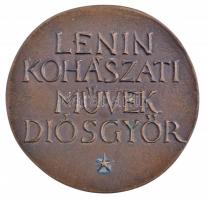 1975. "Lenin Kohászati Művek Diósgyőr" kétoldalas Br emlékérem a felszabadulás 30. évfordu...