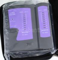 Hálózati kábel tesztelő készülék, eredeti dobozában, használatlan állapotban