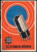 cca 1930-1950 3 db Telefunken reklámfüzet és prospektus, magyar ill. német nyelvű, képekkel illusztrálva