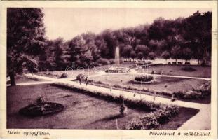 1936 Hévíz, Park, szökőkút