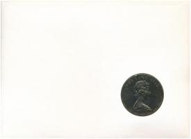 Tokelau 1980. 1$ / 1T Cu-Ni felbélyegzett borítékban, bélyegzéssel, német nyelvű tájékoztatóval T:1 ...