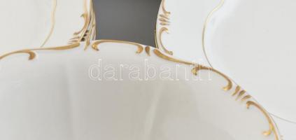 Zsolnay vastag tollazott étkészlet, teás készlet, mokkás készlet, pótlás van benne ezért van ami kev...