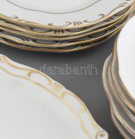 Zsolnay vastag tollazott étkészlet, teás készlet, mokkás készlet, pótlás van benne ezért van ami kev...