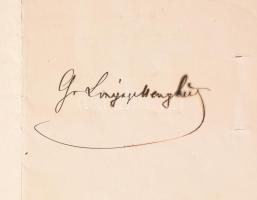 1872 Országgyűlési meghívó. Ferenc József (1830-1916) király és Lónyay Menyhért (1822-1884) miniszte...