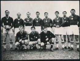 Zakariás József (1924-1971) olimpiai bajnok labdarúgó, edző, az Aranycsapat tagja által írt sajátkez...