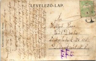 Pozsony, Pressburg, Bratislava; Cs. és kir. kórházi laktanya. Schreier Peter kiadása / K.u.k. Spital...