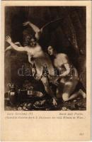 Amor und Psyche / Erotic nude lady art postcard. Gemälde-Galerie der k.k. Akademie der bild. Künste in Wien. J. Löwy, Wien 1907. s: Luca Giordano (?)