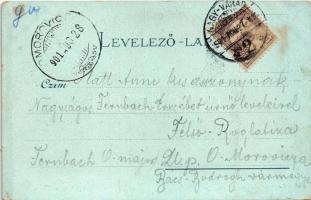 1901 Nagyvárad, Oradea; Püspöki palota és székesegyház. Lang József és Pick Test. 1489. / Bischöflic...