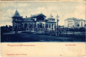 1899 (Vorläufer) Nagyvárad, Oradea, Grosswardein; Sport pavilon / Sport pavilion