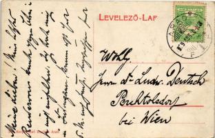 1909 Arad, Andrássy tér, 1848-1849 Múzeum, Róth Testvérek, Schäffer Henrik és Kornis Testvérek Anker...