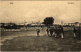 1912 Arad, Maros part, katonák gyakorlat közben. Bloch H. / Mures riverside, K.u.k. military, soldiers training