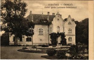 Őrmező, Strázske; Kastil grofa Ladislava Schchenyi / Gróf Széchenyi László kastélya / castle