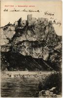 1912 Sztrecsnó, Sztrecsény, Strecno (Ruttka, Vrútky); Hrad Strecno / Sztrecsényi várrom. Sochán P. 21. sz. / castle ruins